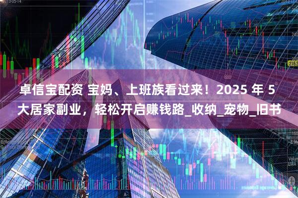 卓信宝配资 宝妈、上班族看过来！2025 年 5 大居家副业，轻松开启赚钱路_收纳_宠物_旧书