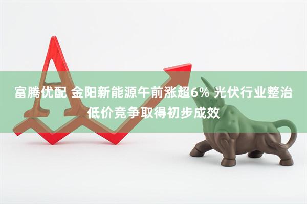 富腾优配 金阳新能源午前涨超6% 光伏行业整治低价竞争取得初步成效