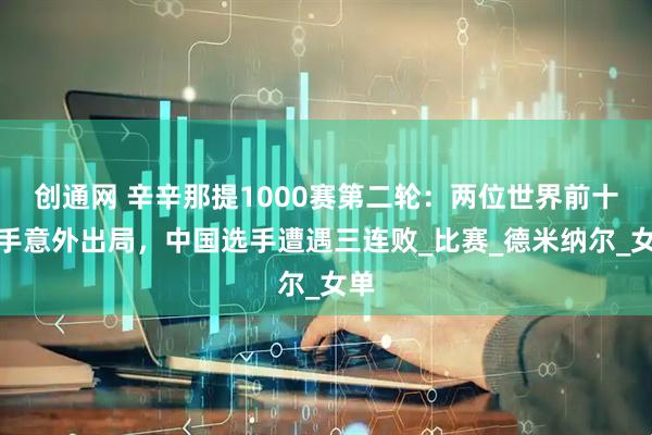 创通网 辛辛那提1000赛第二轮：两位世界前十选手意外出局，中国选手遭遇三连败_比赛_德米纳尔_女单